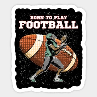 Football Player Athlete Sportsman Sticker